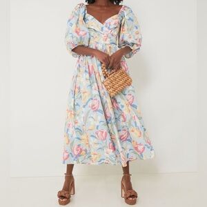 Tuckernuck Laura Ashley x Batsheva Tulips Fells Midi Dress